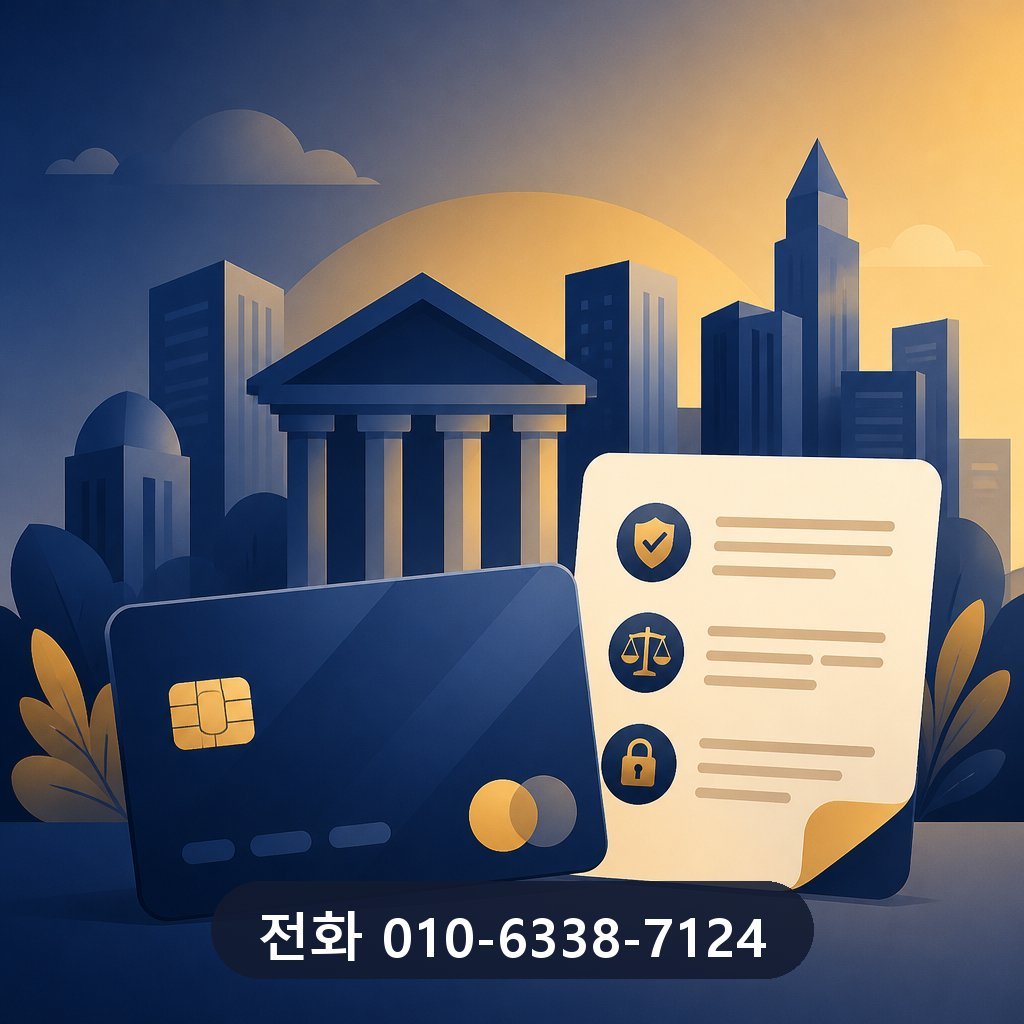 신용카드 현금화 수수료 카드사 약관 확인 이미지 · 문의 010-6338-7124