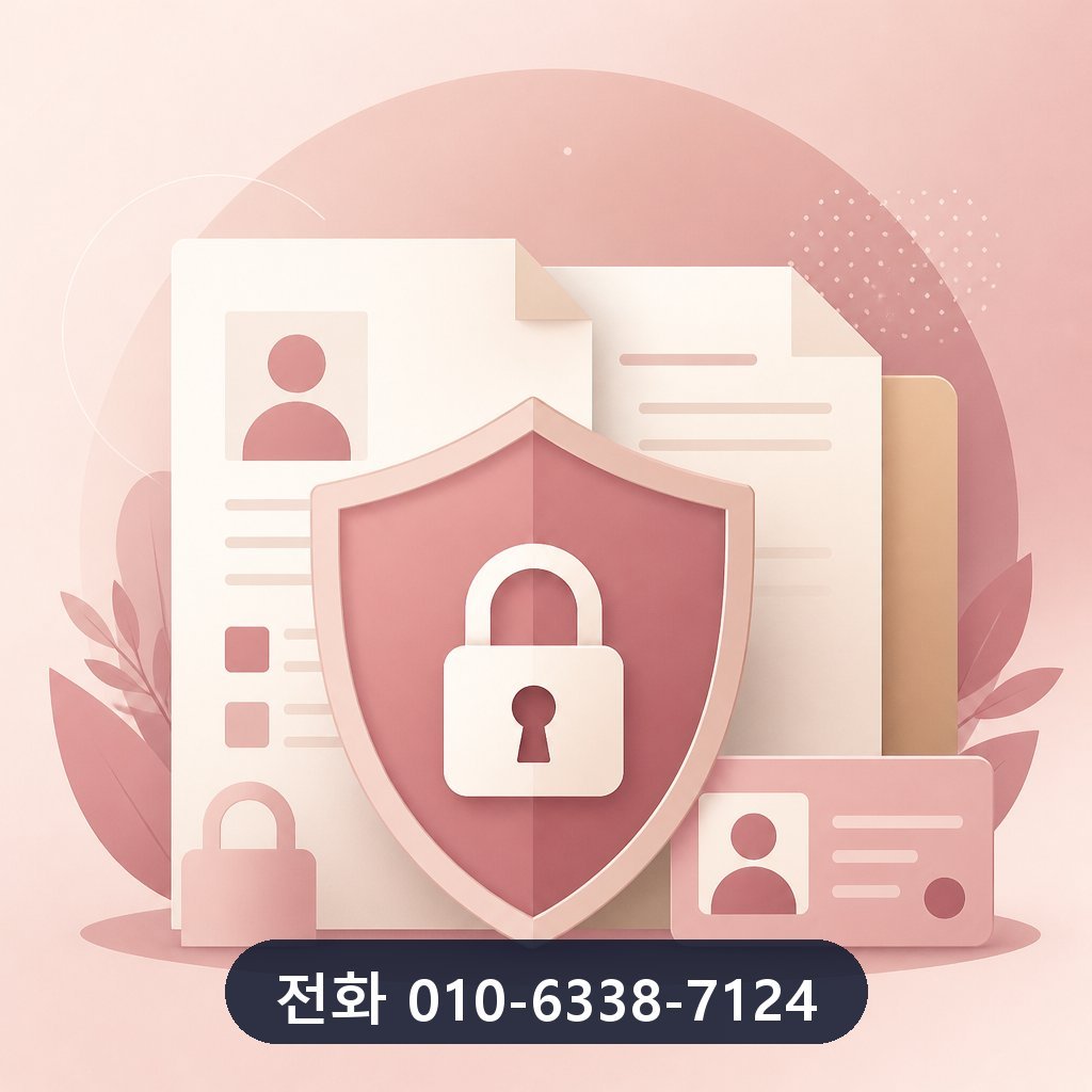 신용카드 현금화 수수료 개인정보 보호 이미지 · 문의 010-6338-7124